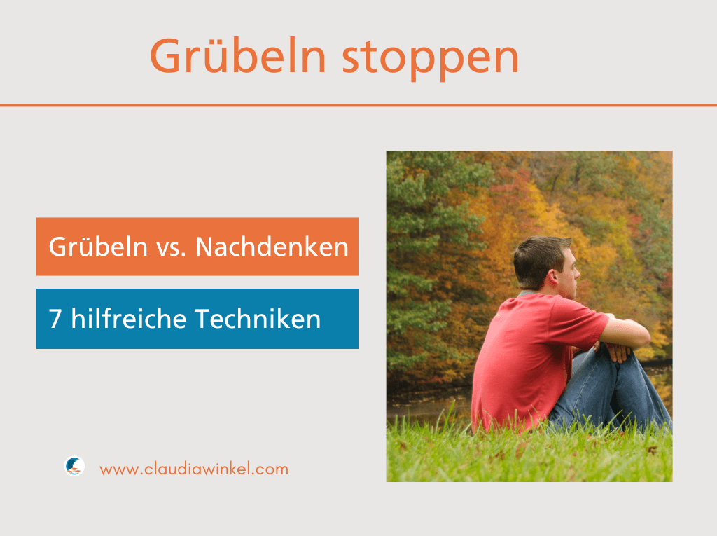 Grüben stoppen: Tipps, Grübelfalle