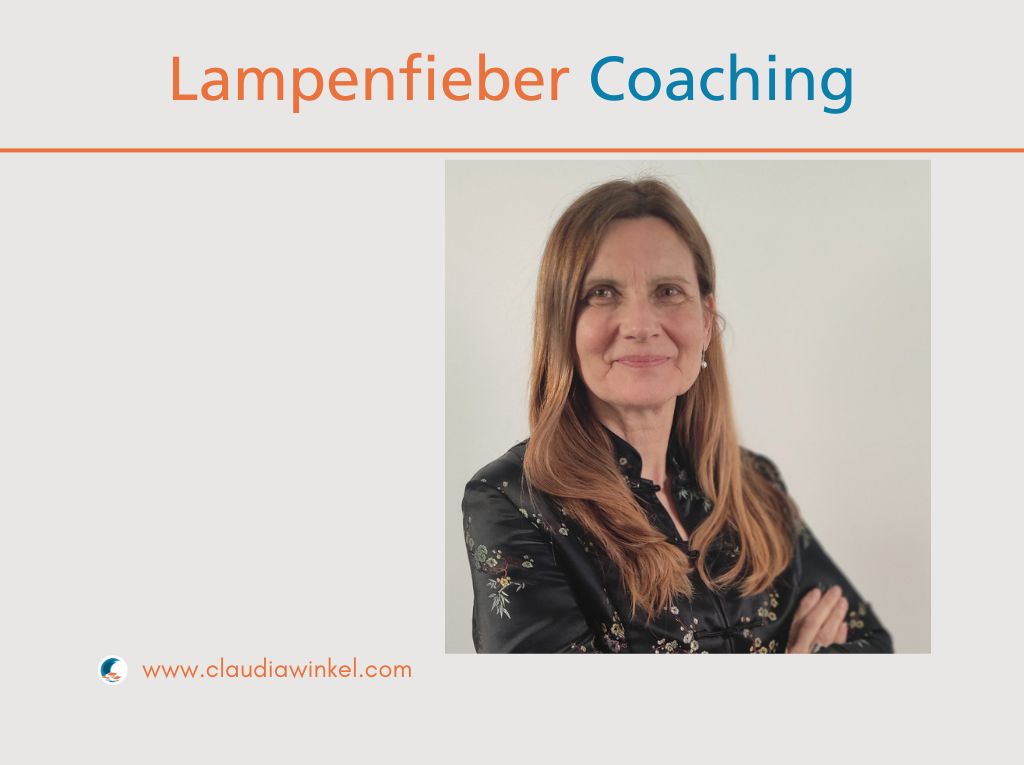 Lampenfieber Coaching: Auf dem Bild ist ein Porträt von Lampenfieber Coach Claudia Winkel abgebildet.