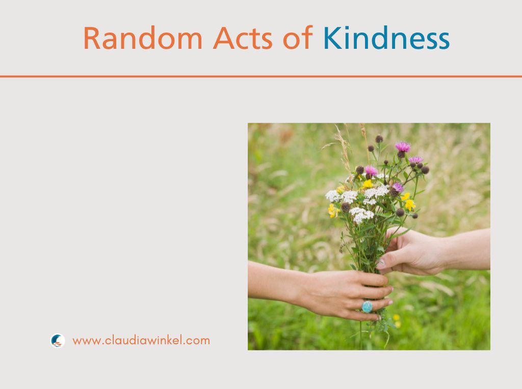 Schenken macht glücklich - Random Acts of Kindness I Claudia Winkel